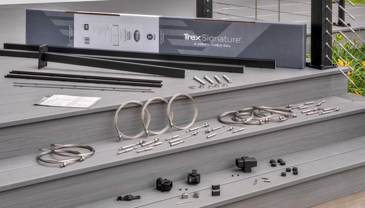 Trex Signature® X-Series™ Cable Rail Kit (Stair) - Advantage Lumber