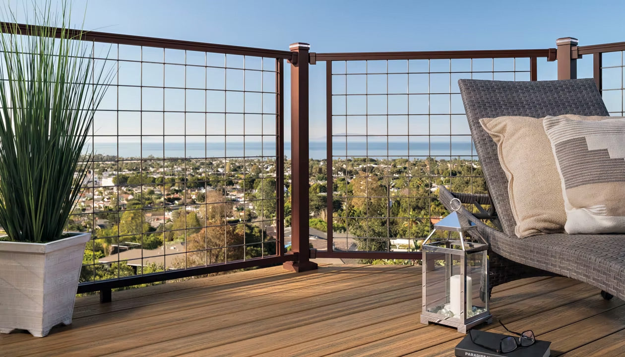 Trex Signature® Level Mesh Rail Vertical Cut Kit – IpeDepot