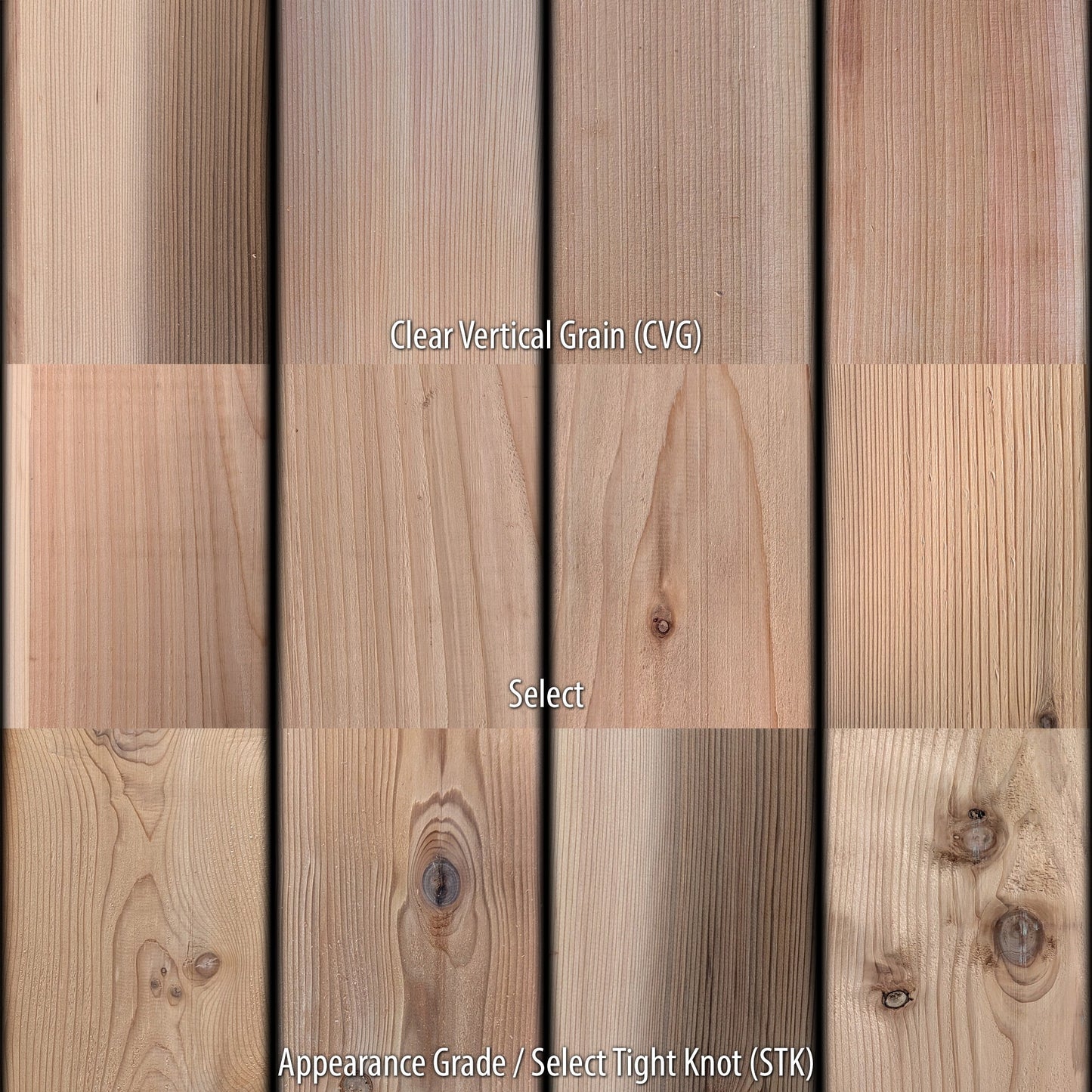 6x12 Western Red Cedar - Appearance Grade - S4S/Green