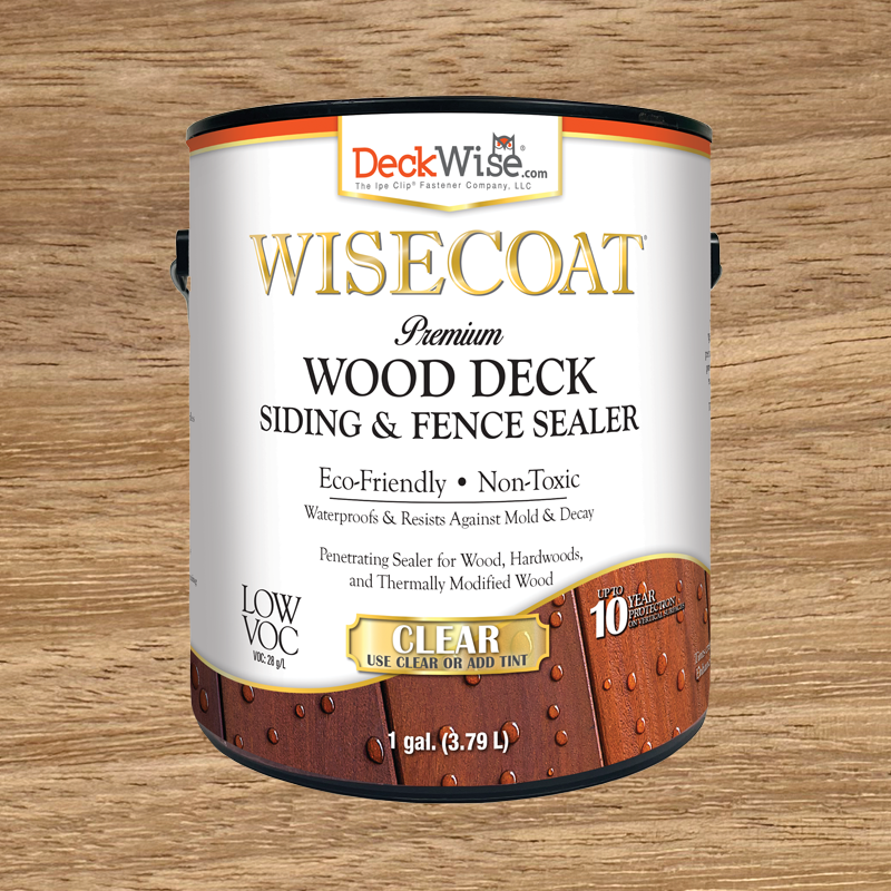 WiseCoat® Premium Wood Deck, Siding, & Fence Sealer