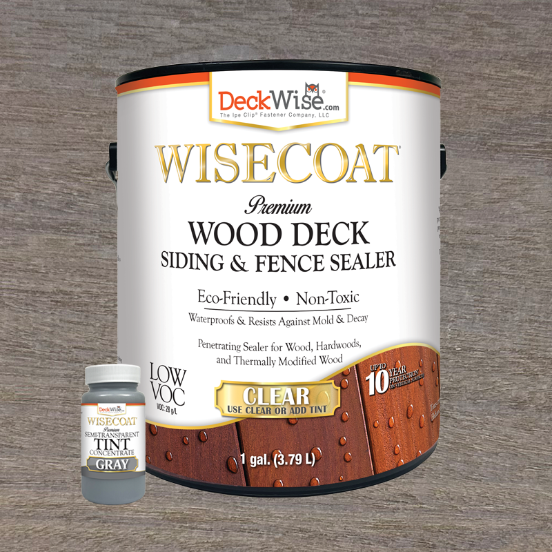 WiseCoat® Premium Wood Deck, Siding, & Fence Sealer