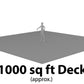 5/4x4 Tigerwood Tongue & Groove 6'-18' Deck Surface Kit