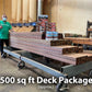 1x4 Teak Tongue & Groove 5'-8' Deck Surface Kit