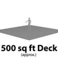 5/4x4 Tigerwood Pre-Grooved 6'-18' Deck Surface Kit