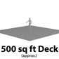 1x4 Teak Tongue & Groove 5'-8' Deck Surface Kit