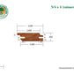 5/4 x 4 Golden Mahogany™ (Yellow Balau) Rainscreen Siding