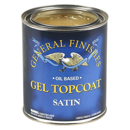 Gel Topcoat Satin, 1 Gallon