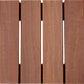 12 x 12 Brazilian Redwood (Massaranduba) Deck Tile Kit