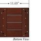 12 x 12 Brazilian Redwood (Massaranduba) Deck Tile Kit
