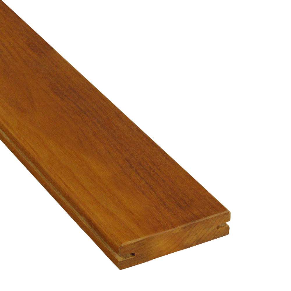 1 x 4 +Plus® Garapa Wood Pregrooved Decking (21mm x 4)