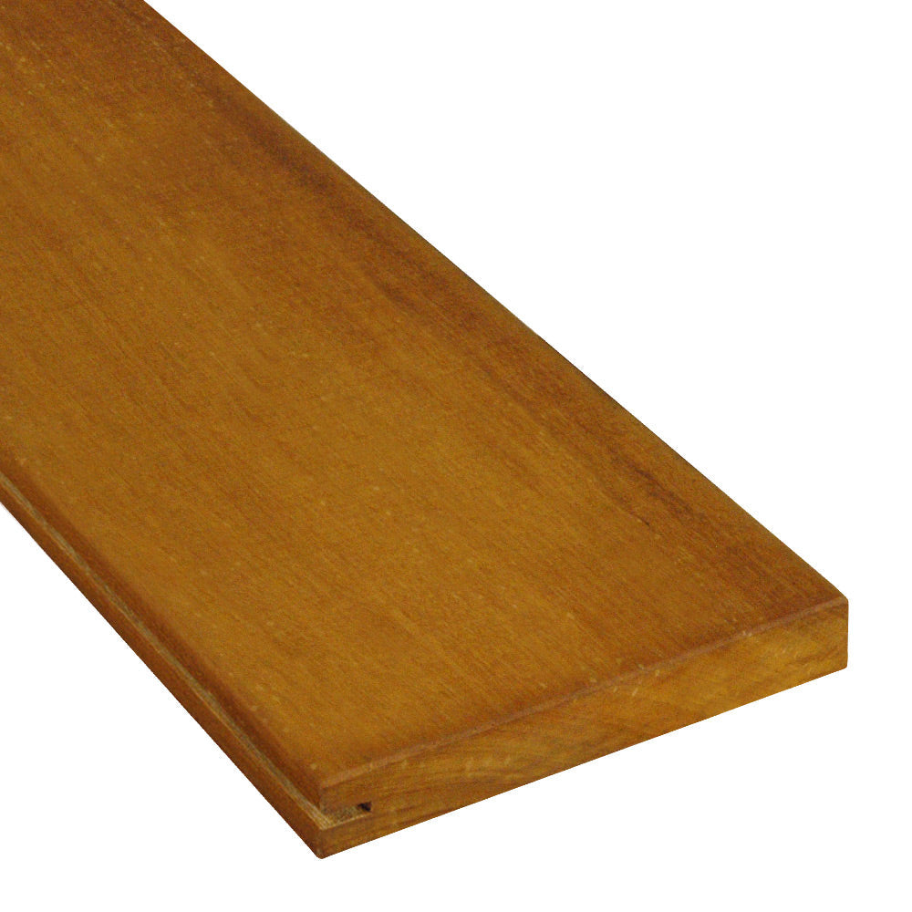 1 x 6 +Plus® Garapa One Sided Pregrooved Decking (21mm x 6)