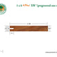 1 x 6 +Plus® XW™ Cumaru Wood One-Sided Pre-Grooved Decking (21mm x 145mm)