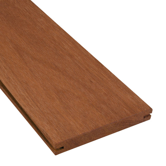 1 x 6 Golden Mahogany™ (Yellow Balau) Wood Pre-Grooved Decking