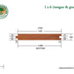 1 x 6 Golden Mahogany™ (Yellow Balau) Wood T&G Decking