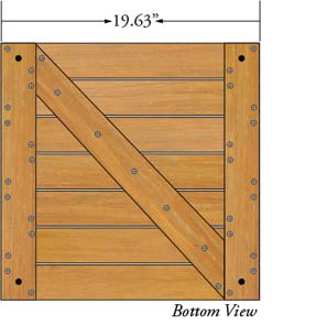 Garapa Advantage Deck Tiles® 20 x 20 - Smooth