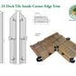 24 x 24 Advantage Deck Tile® Edge Trim - Inside Corner Set