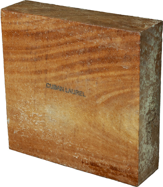 2″ x 8″ x 8″ Cuban Laurel Turning Blank