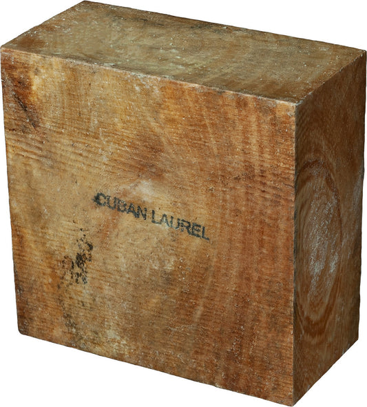 3″ x 6″ x 6″ Cuban Laurel Turning Blank