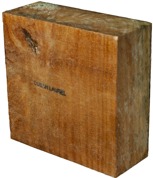 3″ x 8″ x 8″ Cuban Laurel Turning Blank