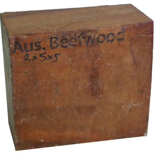 2″ x 5″ x 5″ Australian Beefwood Turning Blank