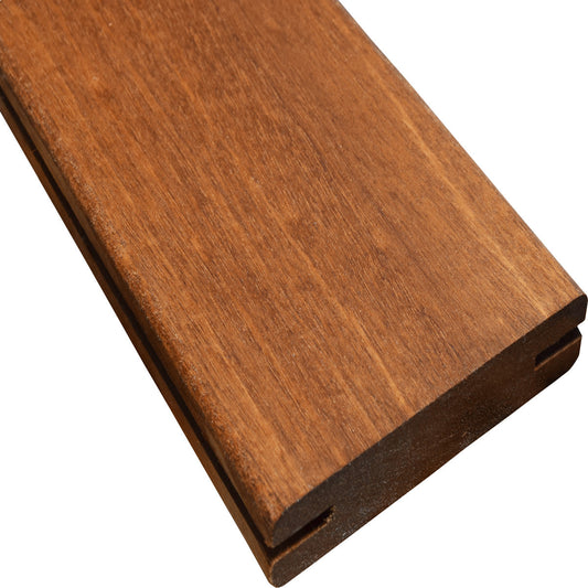5/4 x 4 Golden Mahogany™ (Yellow Balau) Wood Pre-Grooved Decking
