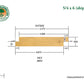 5/4x6 Garapa Shiplap Siding Surface Kit
