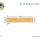 5/4 x 6 Garapa Wood One Sided Pre-Grooved Decking
