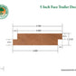 Brazilian Apitong 5" Shiplap Trailer Decking