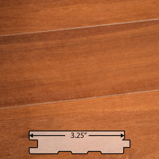 Brazilian Redwood (Massaranduba, Bulletwood) Solid Flooring 3.25″ Prefinished Satin, $10.47/sqft