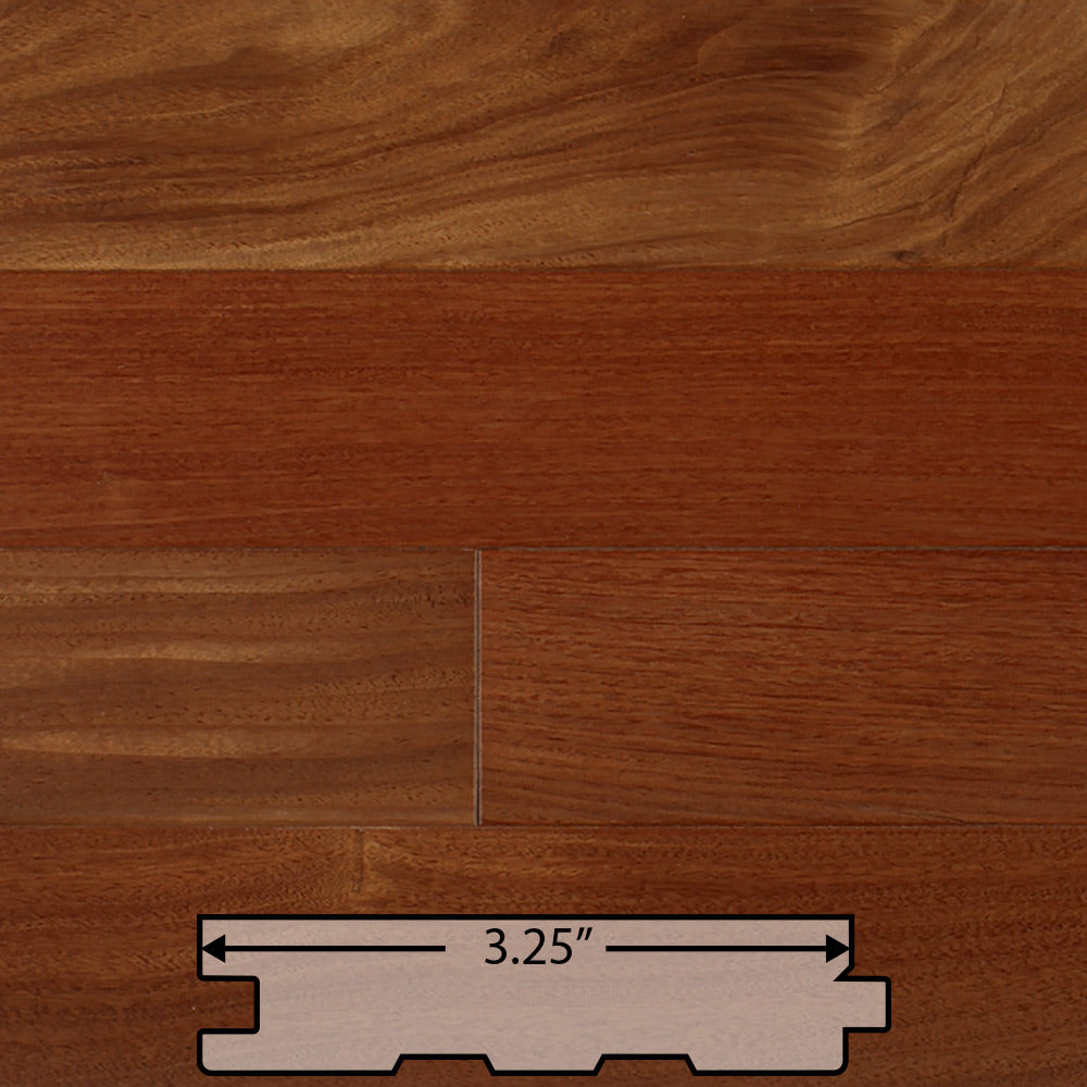 Santos Mahogany (Cabreuva) Solid Flooring 3.25″ Unfinished, $7.24/sqft