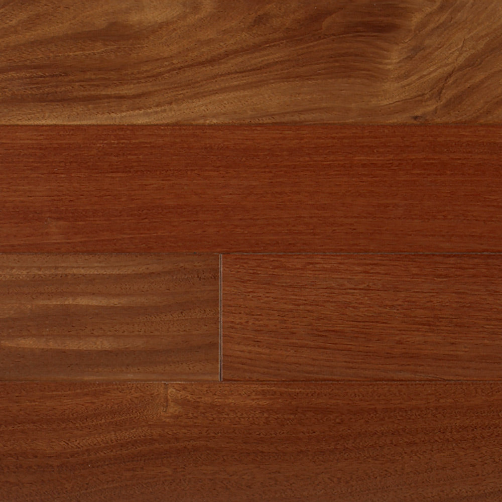 Santos Mahogany (Cabreuva) Solid Flooring 5.5″ Prefinished Satin, $9.97/sqft