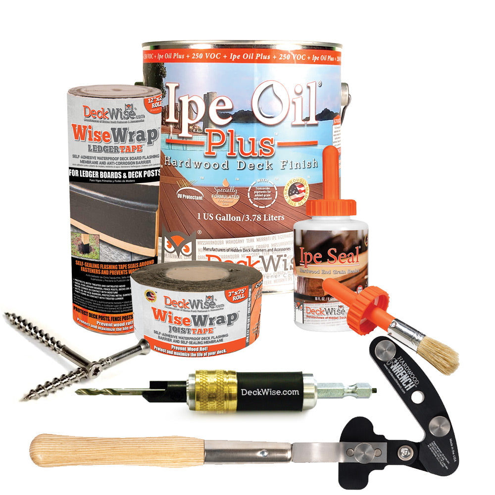 1x4 Ipe Tongue & Groove Installation Kit