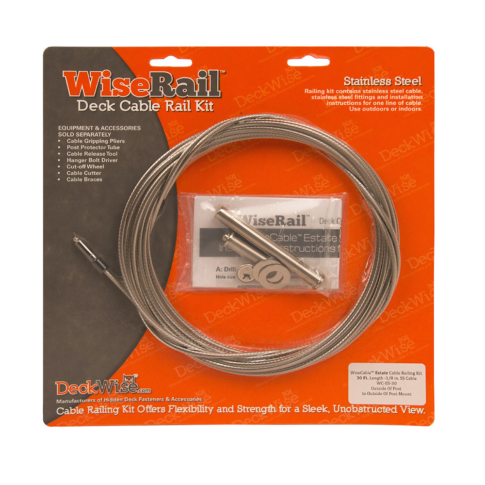WiseCable™ Estate Series Cable Railing Kit