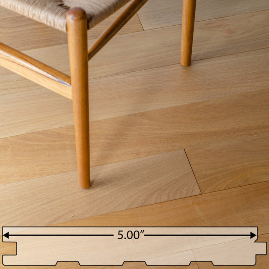 Brazilian Oak (Tauari) Engineered Flooring 5″ Prefinished Matte, $4.97/sqft
