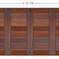 Tigerwood Advantage Deck Tiles® 24 x 48 - Smooth