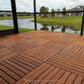 Teak - Plantation Advantage Deck Tiles® 24 x 24 - Smooth