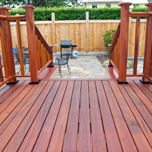 5/4x4 Tigerwood Pre-Grooved 6'-18' Deck Surface Kit